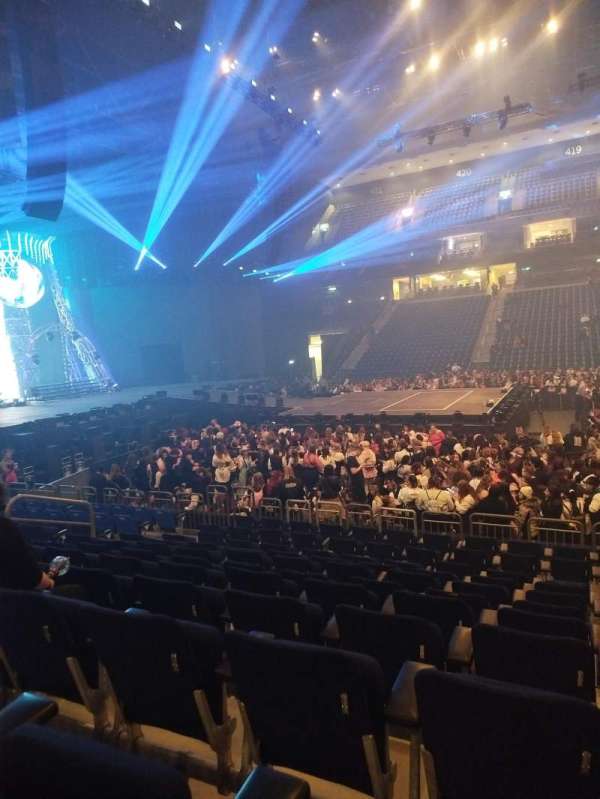 Uber Arena, section: 102, row: 11, seat: 10