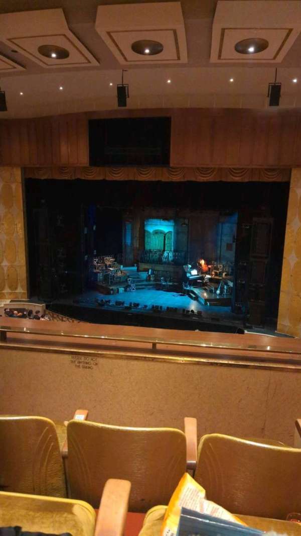 Fisher Theatre, section: Loge RC, row: C, seat: 122