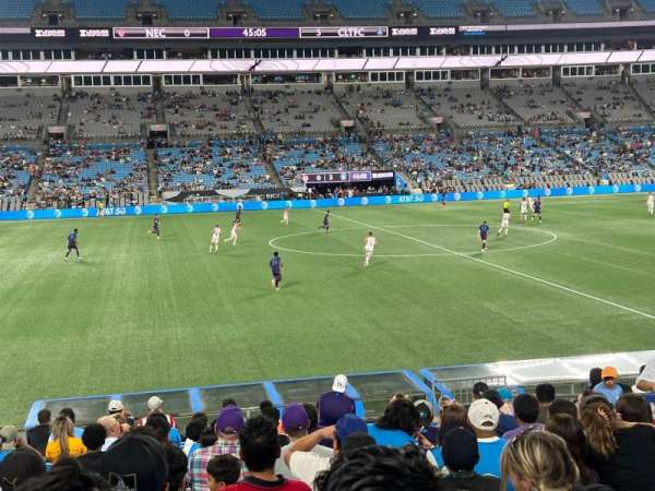 Bank of America Stadium, section: 133, row: 14, seat: 7