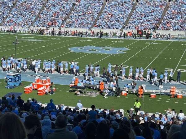 Kenan Memorial Stadium, section: 127, row: MM, seat: 17
