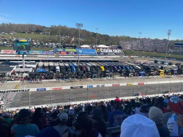 Martinsville Speedway, section: Blue Ridge Tower J, row: 45, seat: 17