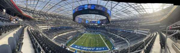 SoFi Stadium, section: 309, row: 11, seat: 3