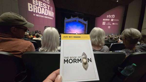 First Interstate Center for the Arts, section: ORCH, row: T, seat: 9