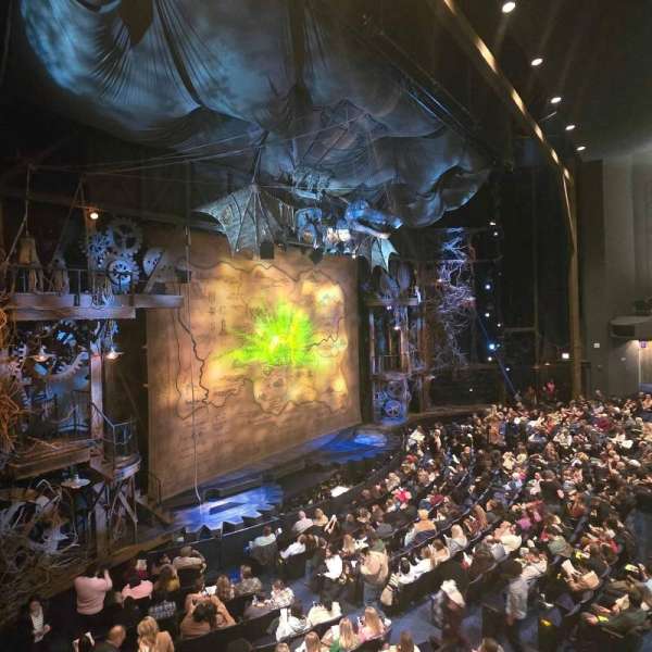 Gershwin Theatre, section: Front Mezzanine L, row: AA, seat: 1