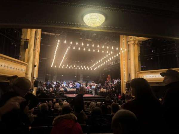 Hudson Theatre, section: Orchestra C, row: Q, seat: 101