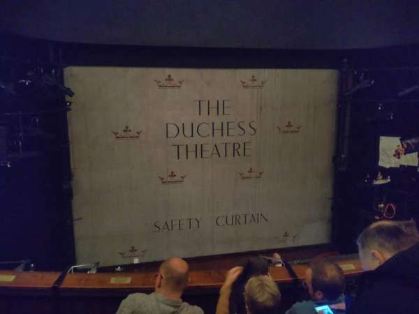 Duchess Theatre, section: Dress Circle, row: C, seat: 15