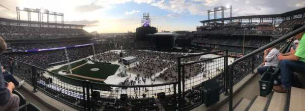 Coors Field, section: L321, row: 2, seat: 2