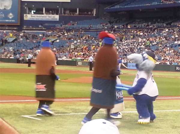 Tropicana Field, section: 119, row: G, seat: 7 and 8