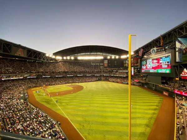Chase Field, section: 300, row: 1, seat: 1