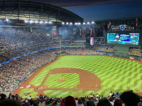 Chase Field, section: 310, row: 30, seat: 10