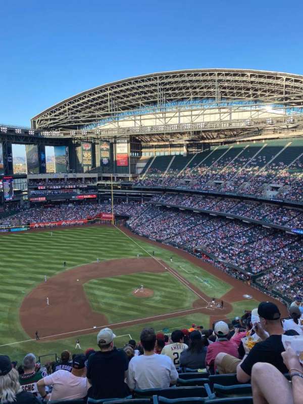Chase Field, section: 323, row: 23, seat: 15