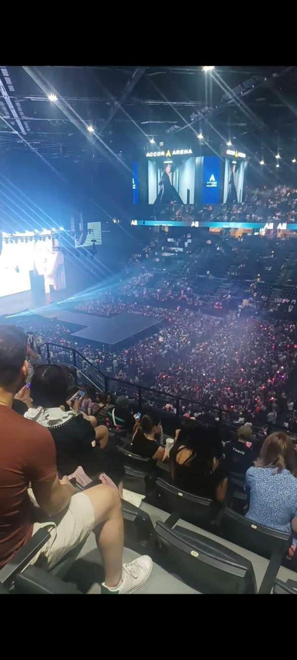 Accor Arena, section: Balcon R, row: 89, seat: 6