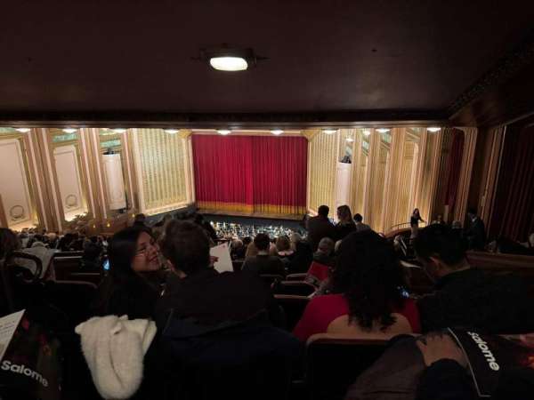 Lyric Opera of Chicago, section: First Balcony, row: Q, seat: 407