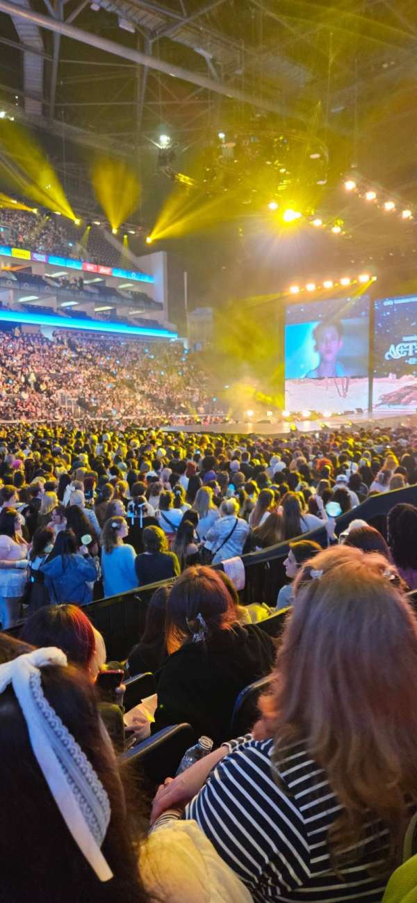 The O2, London, section: 110, row: F, seat: 309