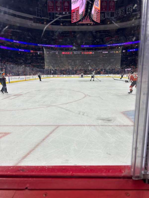 Xfinity Mobile Arena, section: 119, row: 1, seat: 1