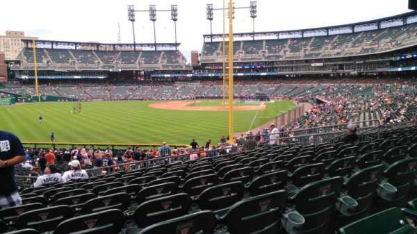 Comerica Park, section: 145, row: LL, seat: 12