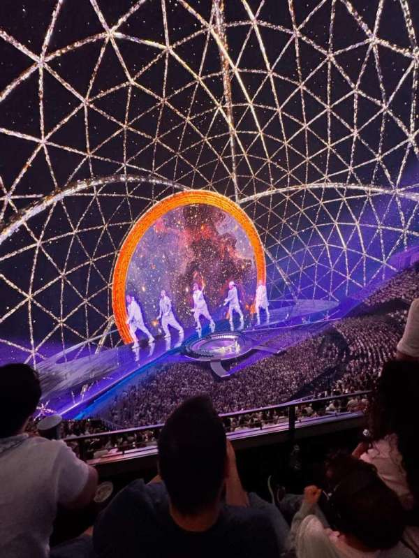 The Sphere, Vegas, section: 303, row: 2, seat: 5