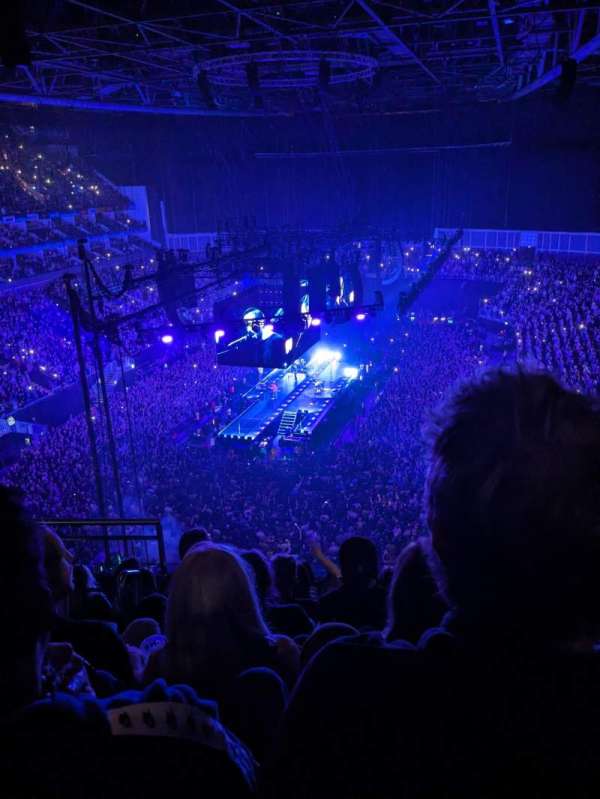 The O2, London, section: 413, row: G, seat: 762