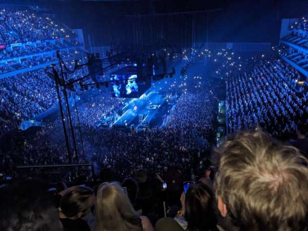 The O2, London, section: 413, row: G, seat: 762