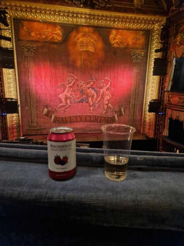 Theatre Royal Haymarket, section: Royal Circle, row: A, seat: 19