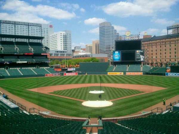 Oriole Park at Camden Yards, section: Press box