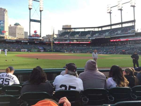 Comerica Park, section: 137, row: 7, seat: 8
