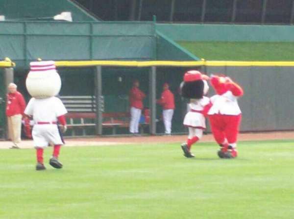 Great American Ball Park, section: 112, row: A, seat: 8