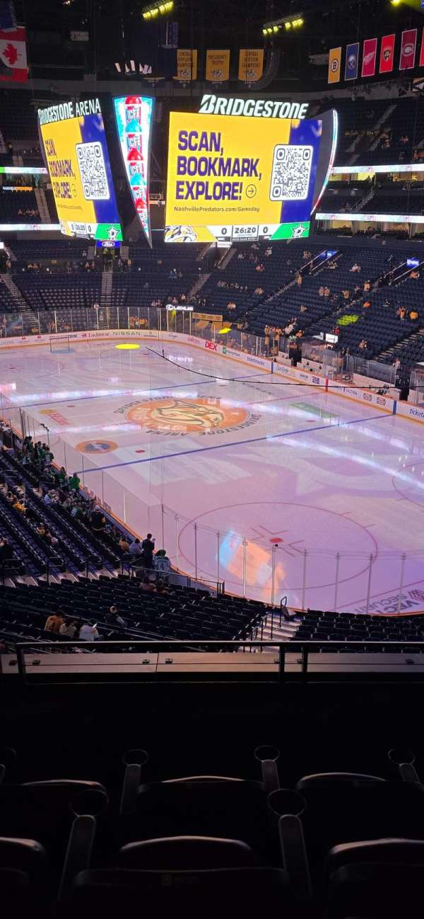 Bridgestone Arena, section: 315, row: D, seat: 15