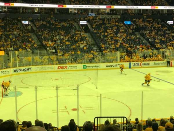 Bridgestone Arena, section: 103, row: E, seat: 1