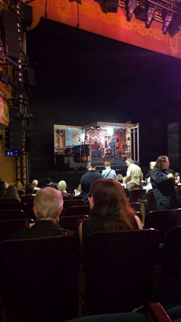 Longacre Theatre, section: Orchestra L, row: M, seat: 10