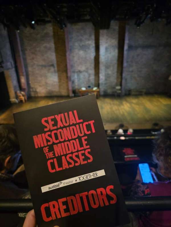Minetta Lane Theatre, section: Mezzanine C, row: BB, seat: 108