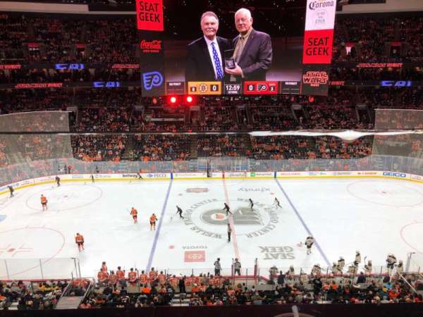 Xfinity Mobile Arena, section: 201, row: 1, seat: 1-2