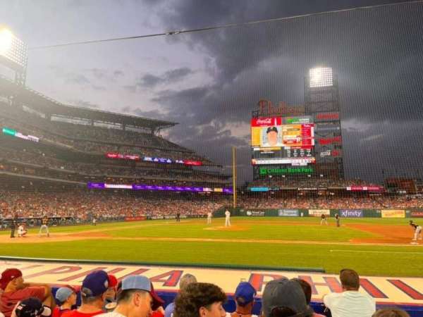 Citizens Bank Park, section: 117, row: 5, seat: 1