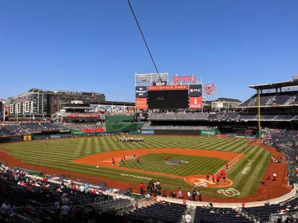 Nationals Park, section: 211, row: A, seat: 5