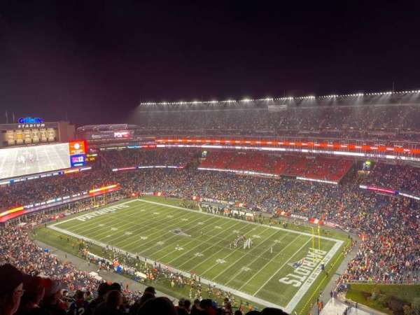 Gillette Stadium, section: 303, row: 23, seat: 19