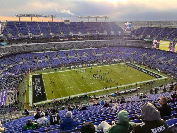 M&T Bank Stadium, section: 503, row: 30, seat: 16