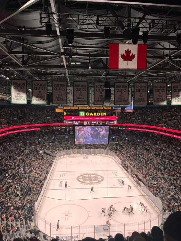 TD Garden, section: 309, row: 13