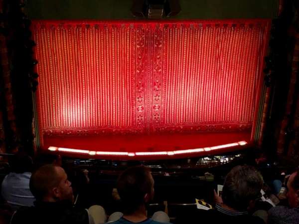 New Amsterdam Theatre, section: Balcony C, row: G, seat: 114