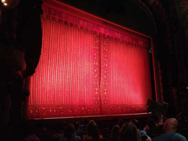 New Amsterdam Theatre, section: Orchestra L, row: L, seat: 19