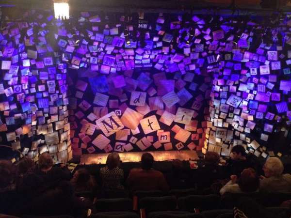 Shubert Theatre, section: Mezzanine C, row: F, seat: 105