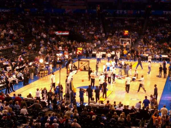 Paycom Center, section: 214, row: b, seat: 12