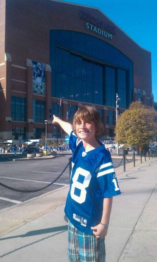 Lucas Oil Stadium, section: North Gate