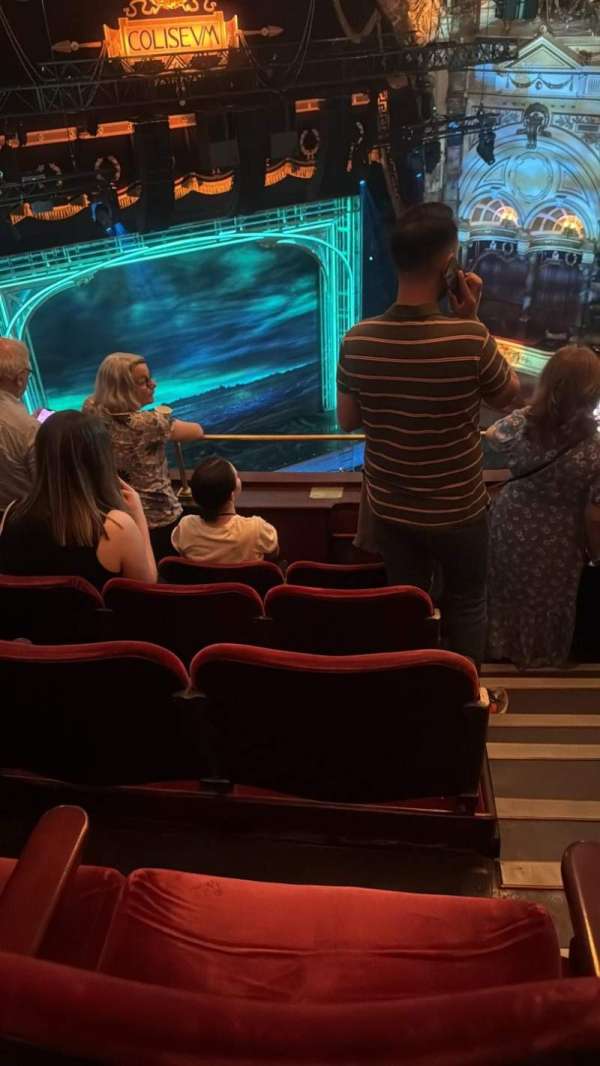 London Coliseum, section: Balcony, row: E, seat: 42