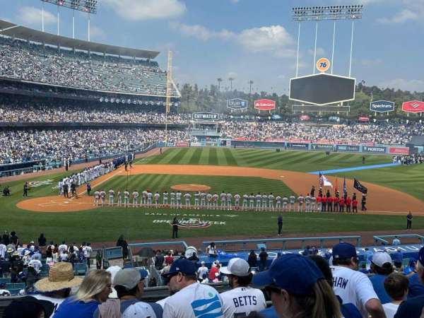 Dodger Stadium, section: 128LG, row: G, seat: 2