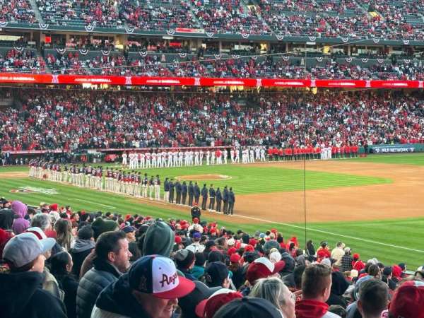 Angel Stadium, section: 227, row: A, seat: 6