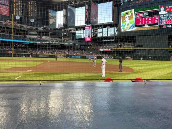 Chase Field, section: D, row: 6, seat: 3