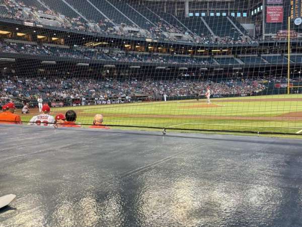 Chase Field, section: D, row: 6, seat: 3