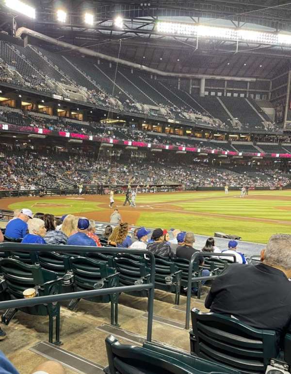 Chase Field, section: E, row: 16, seat: 11