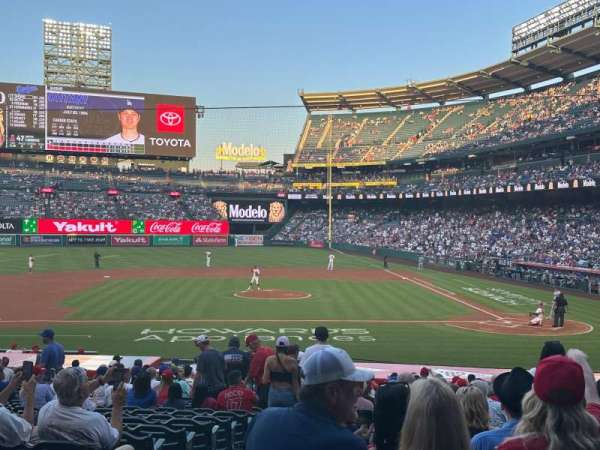 Angel Stadium, section: 113, row: Z, seat: 2