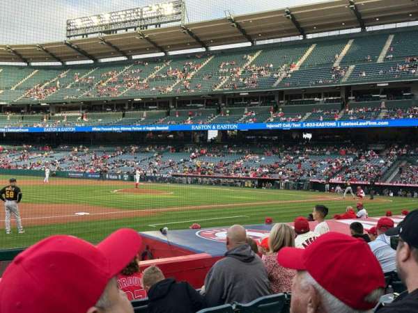 Angel Stadium, section: 110, row: G, seat: 6